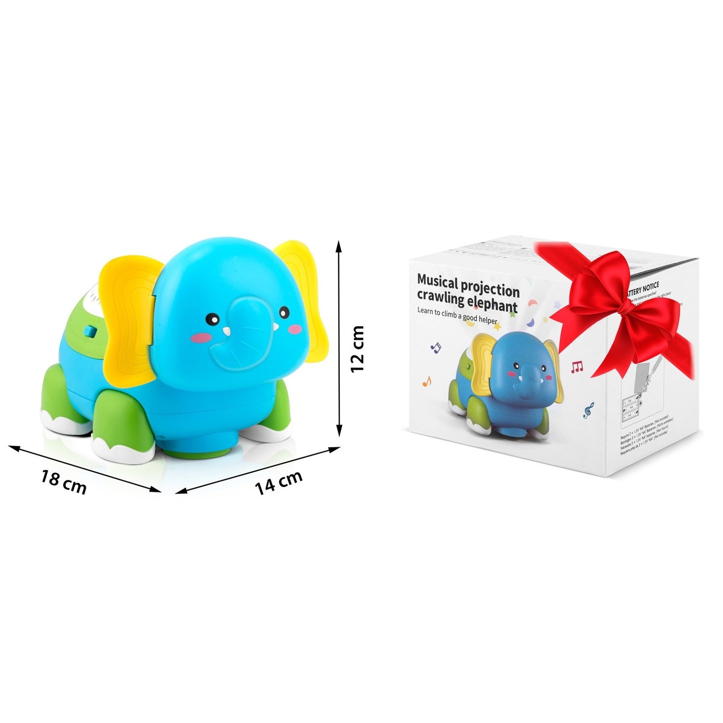 Educational toy interactive elephant RK-755 Ricokids