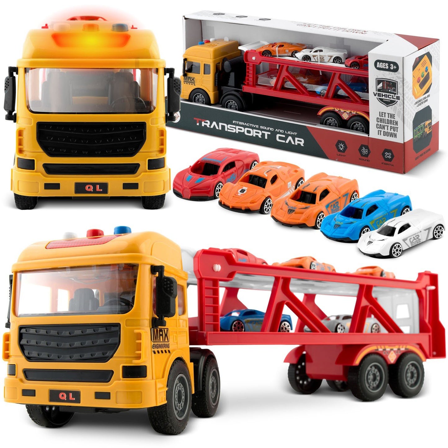 Educational toy truck with 5 cars RK-760 Ricokids