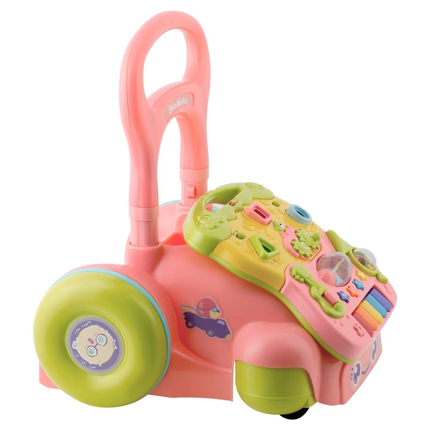 Educational walker with music 2-in-1 RK-744 Ricokids pink