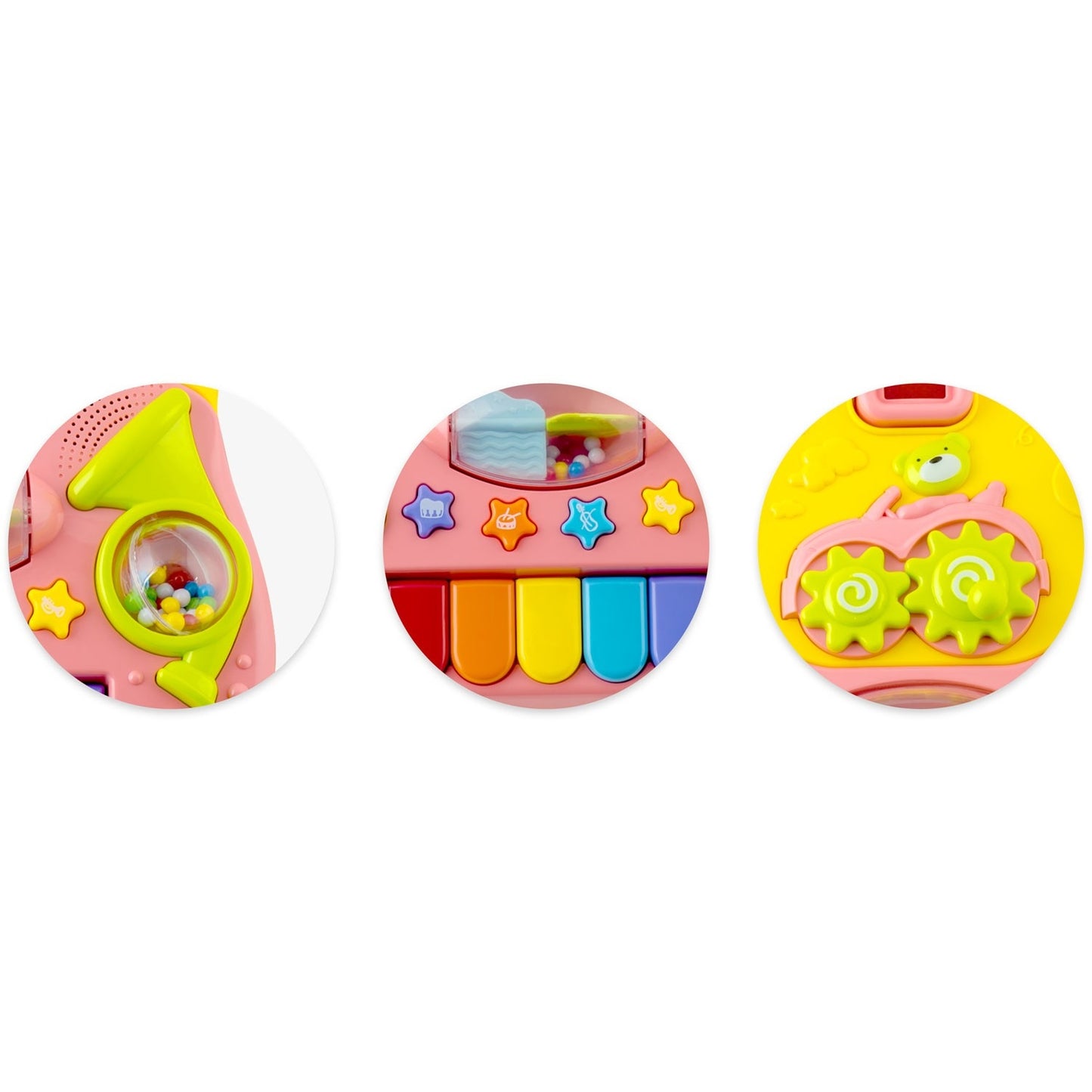 Educational walker with music 2-in-1 RK-744 Ricokids pink