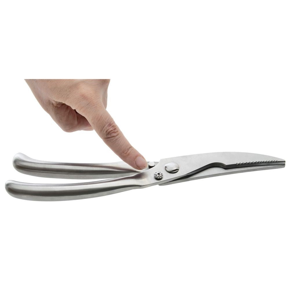 Effective Kitchen Scissors: Stainless & Locking System for Bird