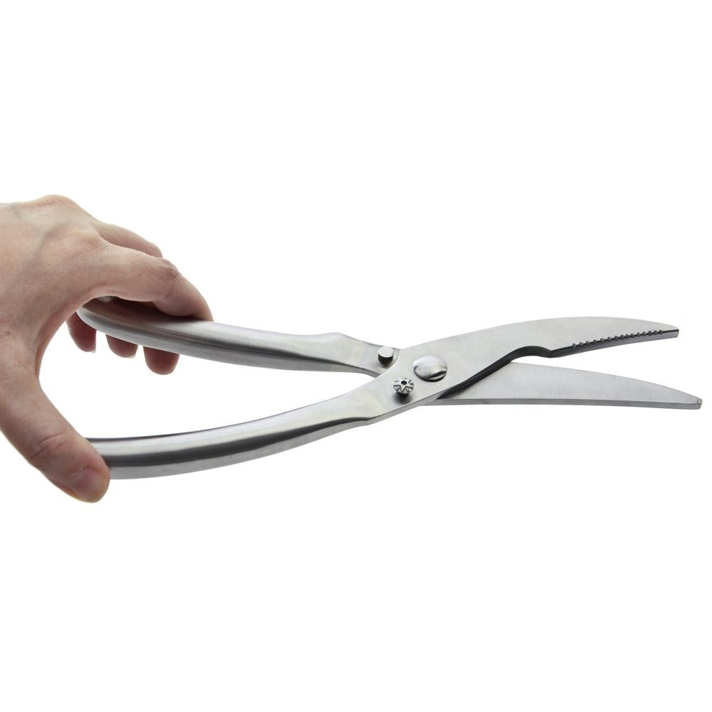 Effective Kitchen Scissors: Stainless & Locking System for Bird