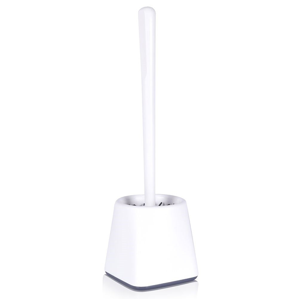 Effective WC brush with graphite colored silicone brush