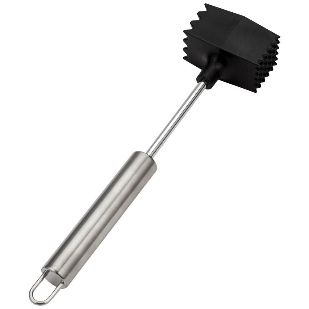 Effective and robust meat mallet with double-sided head