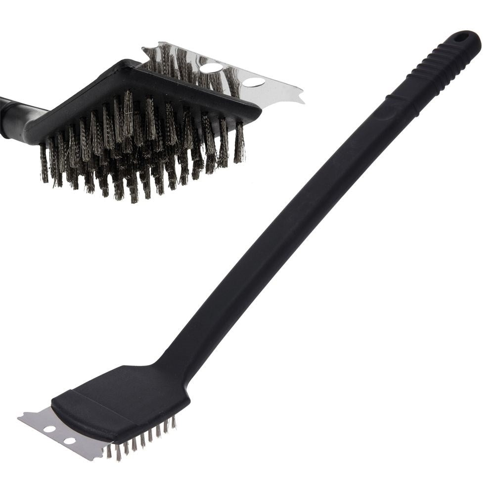 Effective brush for grill and oven cleaning