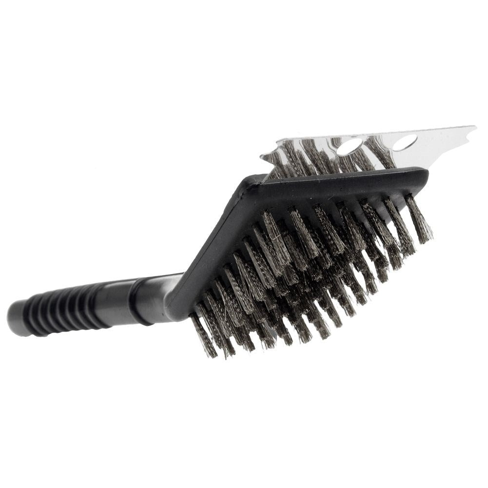 Effective brush for grill and oven grates, removes burnt-on dirt