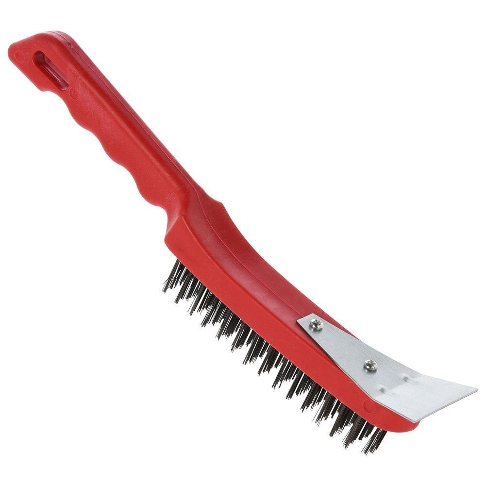 Effective brush for grill grates and oven cleaning