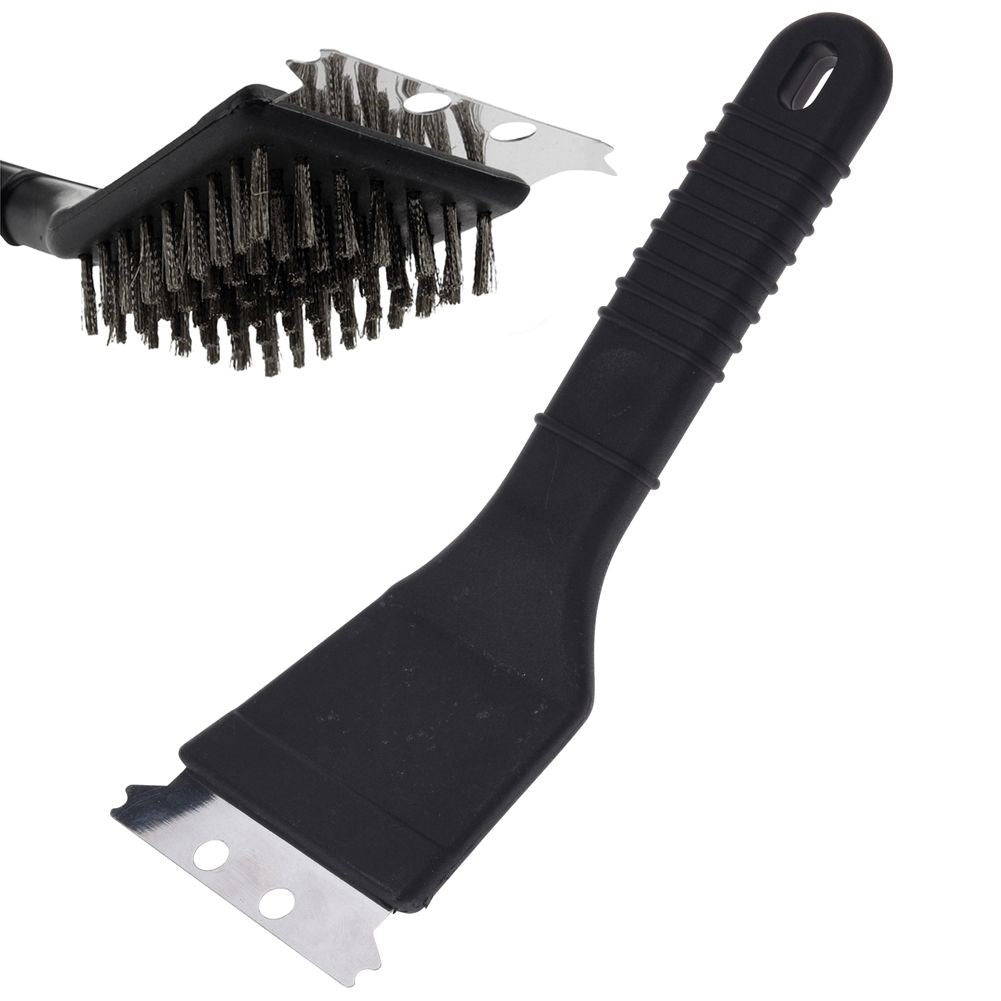 Effective brush for grill grates and oven cleaning