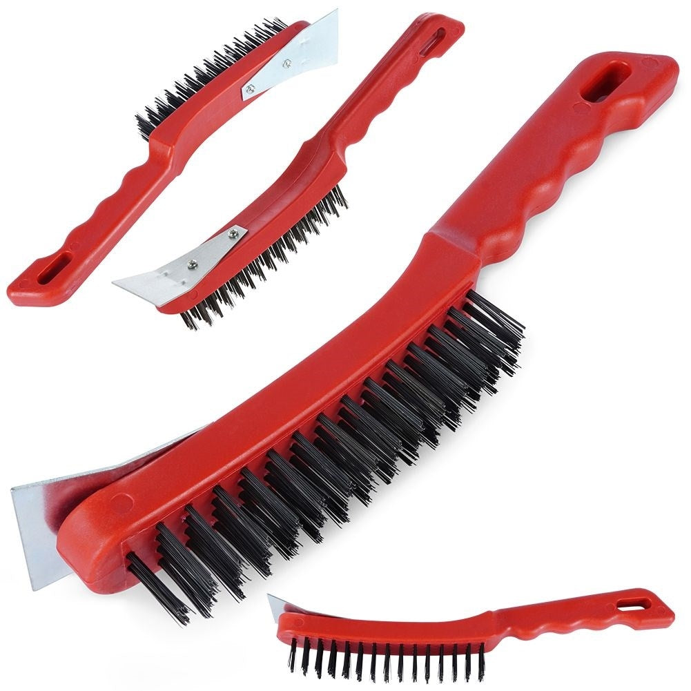 Effective brush for grill grates and oven cleaning