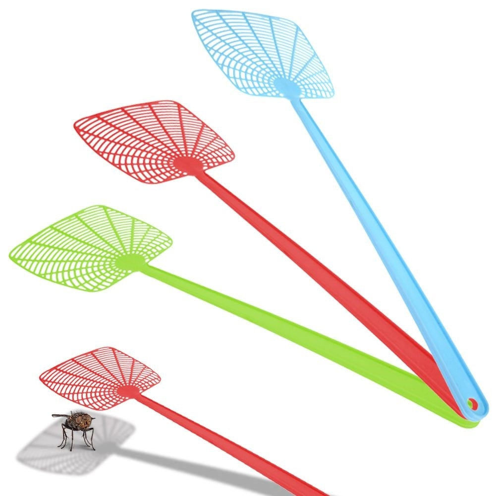 Effective fly swatter with suspension, 3-pack