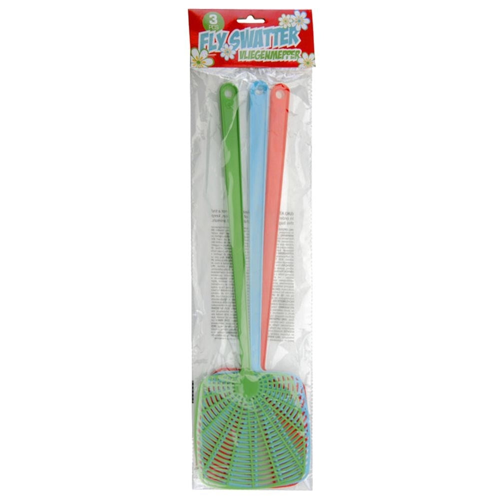 Effective fly swatter with suspension, 3-pack