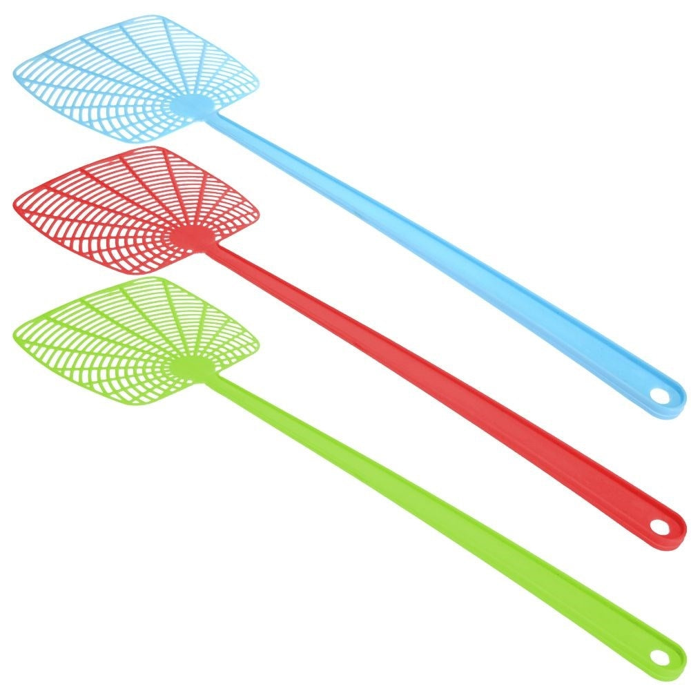 Effective fly swatter with suspension, 3-pack
