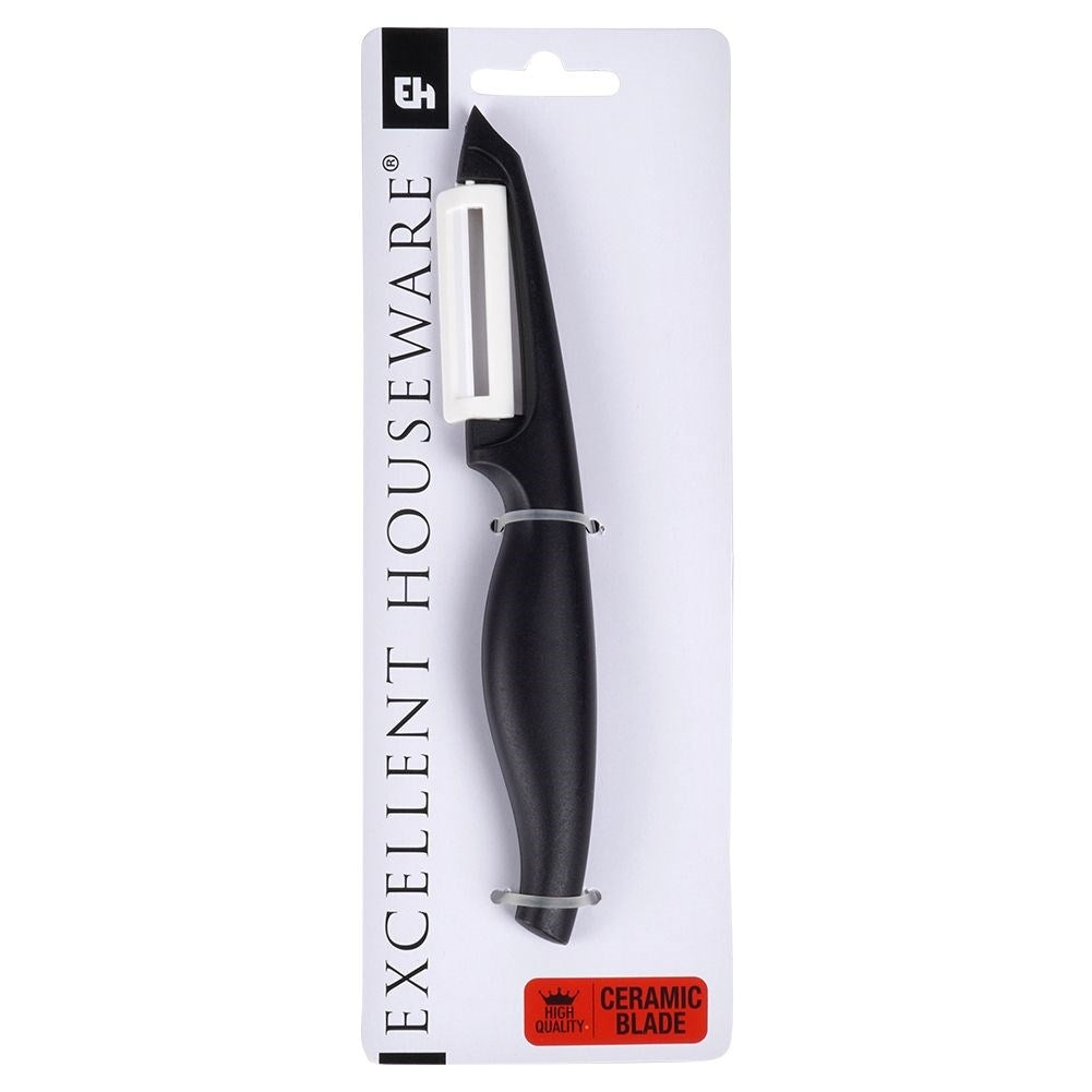 Effective kitchen tool with ceramic blade and comfortable handle
