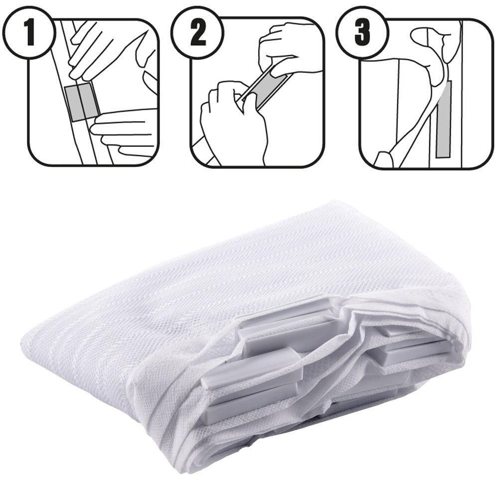 Effective magnetic insect protection for doors, 2x75 cm mesh
