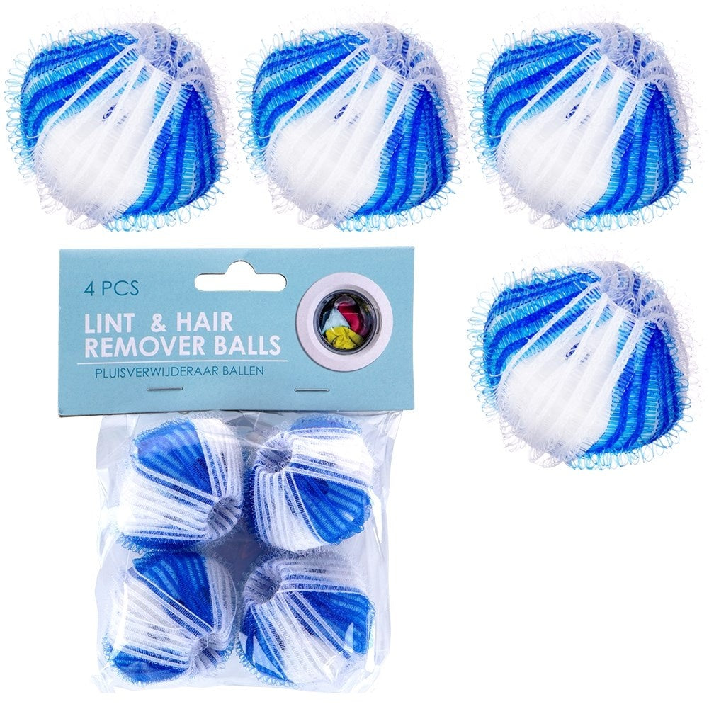 Effective reusable laundry balls for dirt and lint