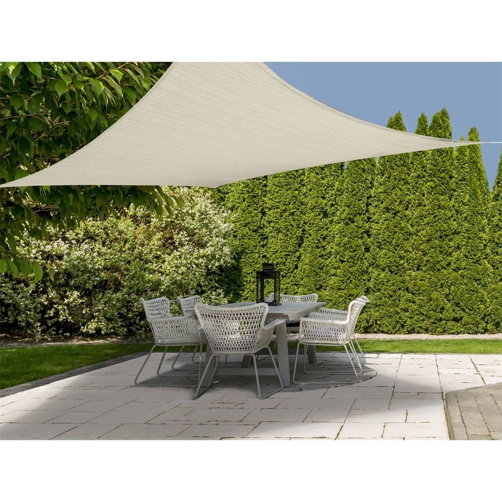 Effective sun sail for garden, balcony & terrace