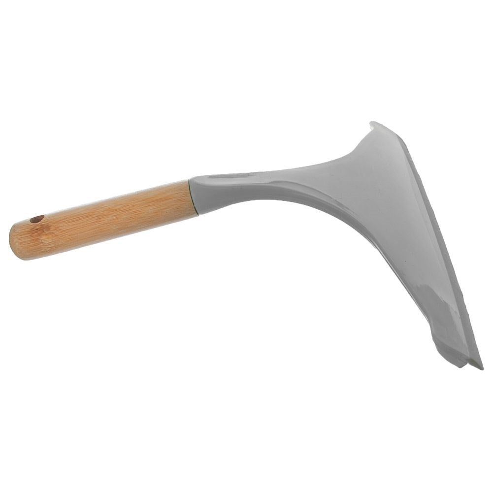 Effective water scraper with durable bamboo handle