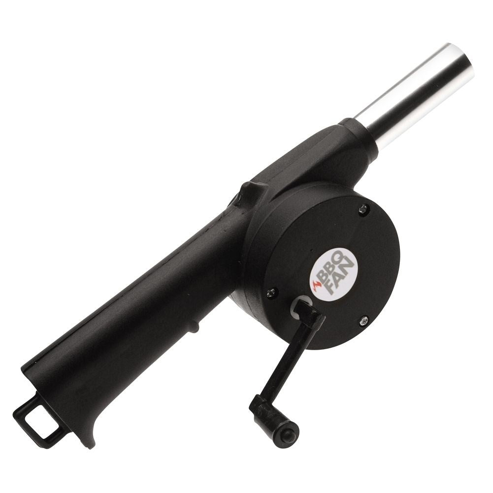 Efficient grill fan - Easy ignition of the grillThis practical grill fan makes lighting the grill easier. Made of high-quality plastic and metal, which guarantees durability and long life. The product is light and easy to use, perfect for all barbecue