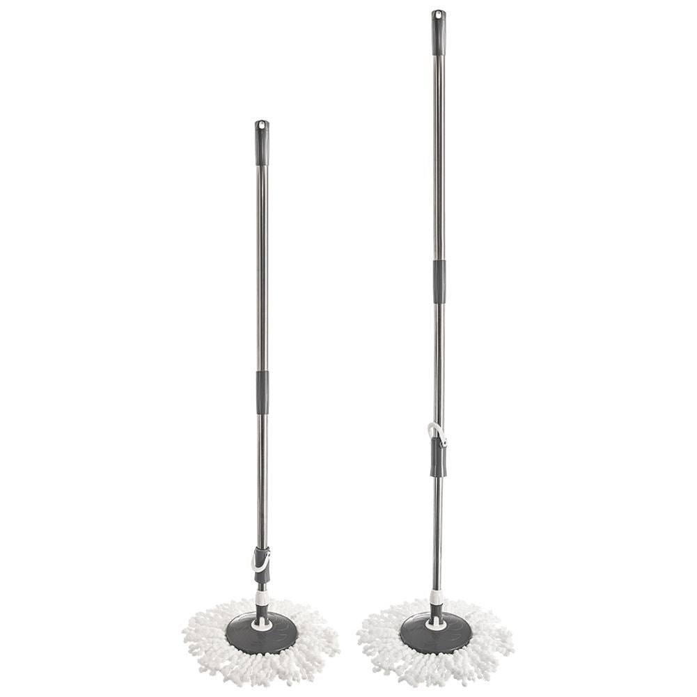 Efficient rotating mop with 19 liter bucket for quick cleaning