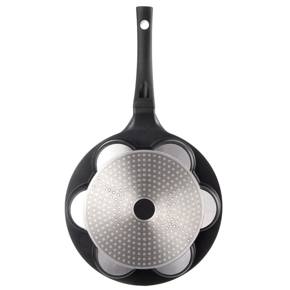 Egg Frying Pan, Granite Non-Stick, 7 Holes, 27 cm