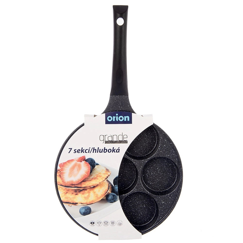 Egg Frying Pan, Granite Non-Stick, 7 Holes, 27 cm