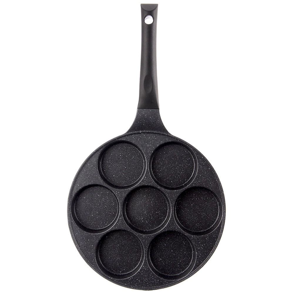 Egg Frying Pan, Granite Non-Stick, 7 Holes, 27 cm