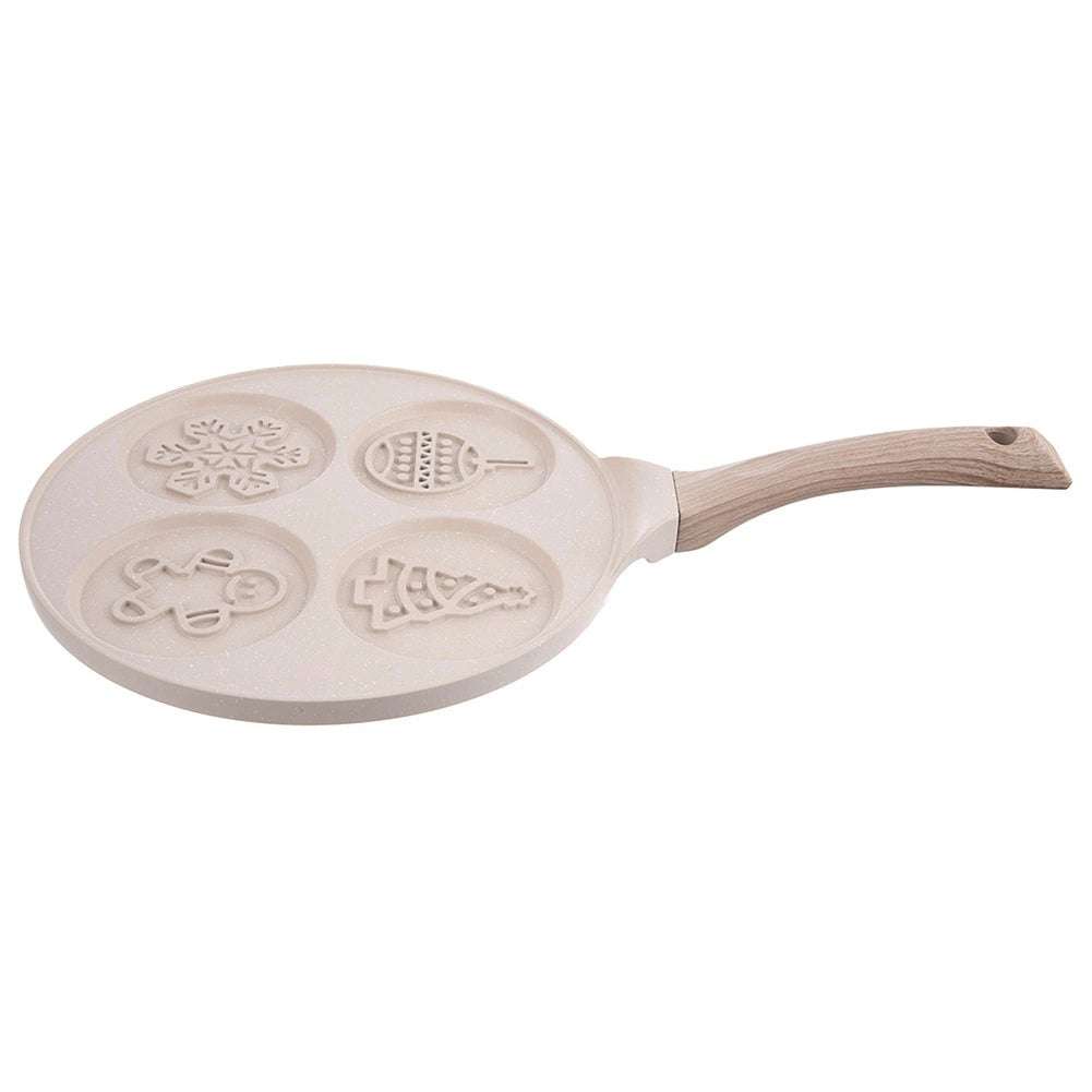 Egg & Pancake Pan, Non-Stick Granite, 4 Slots, 26 cm