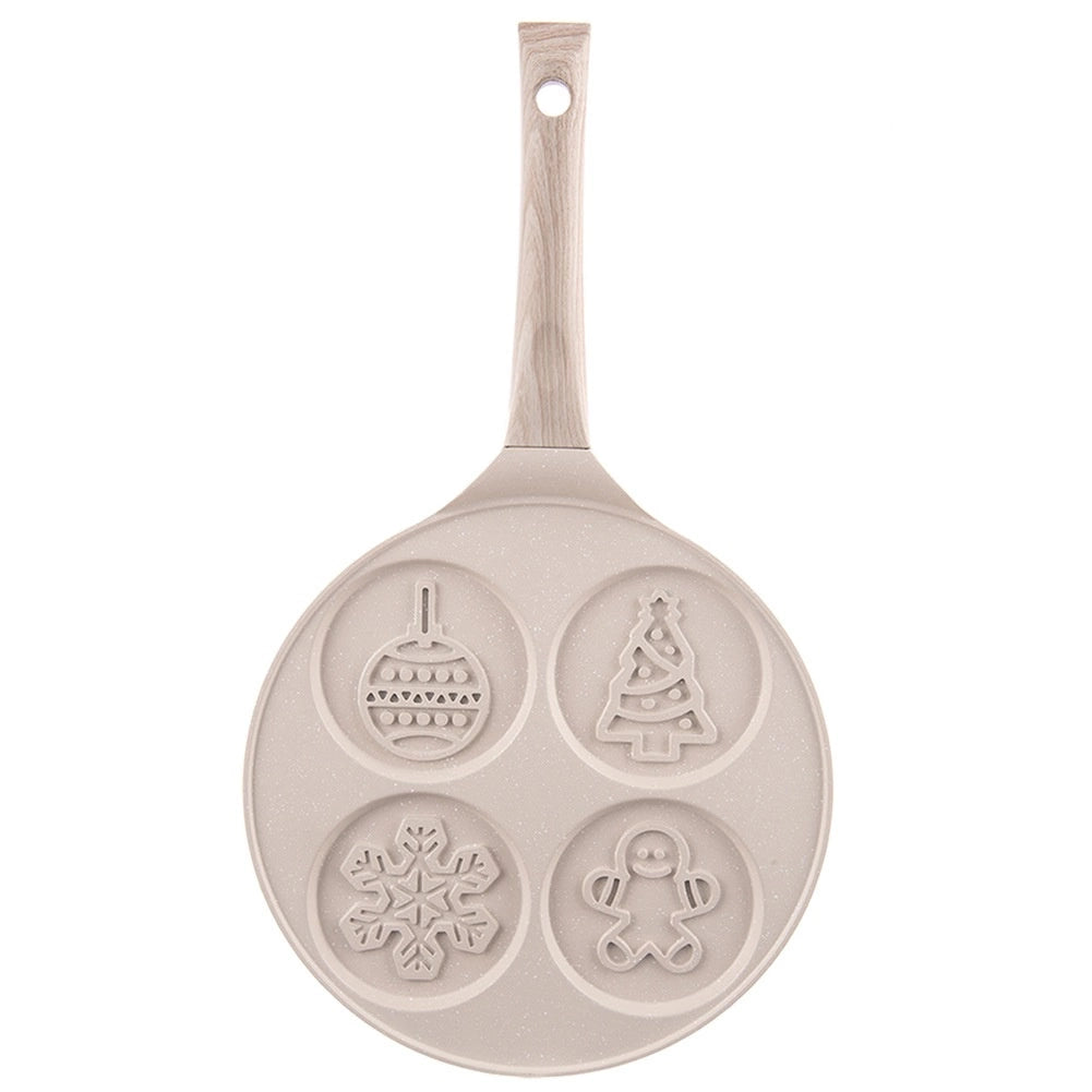 Egg & Pancake Pan, Non-Stick Granite, 4 Slots, 26 cm
