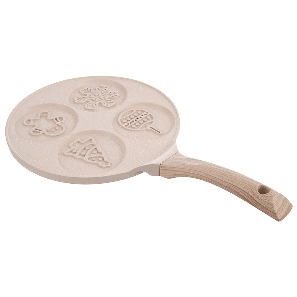 Egg & Pancake Pan, Non-Stick Granite, 4 Slots, 26 cm