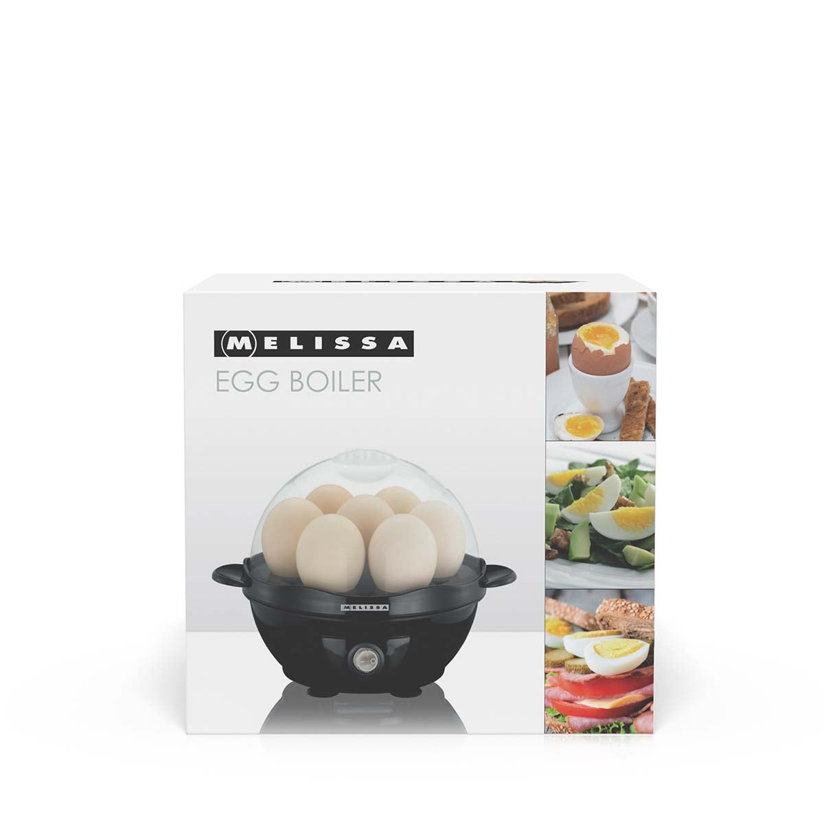 Egg boiler 7 eggs with transparent button 360W Black