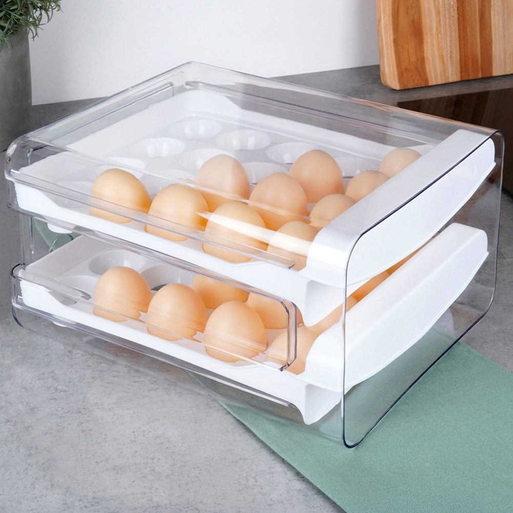 Egg container for 40 eggs, 2 levels