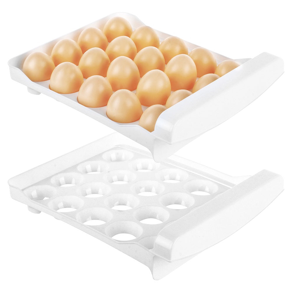 Egg container for 40 eggs, 2 levels
