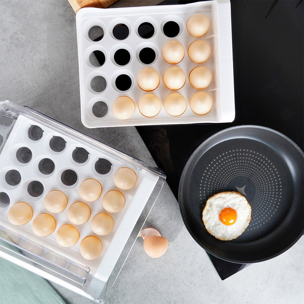 Egg container for 40 eggs, 2 levels