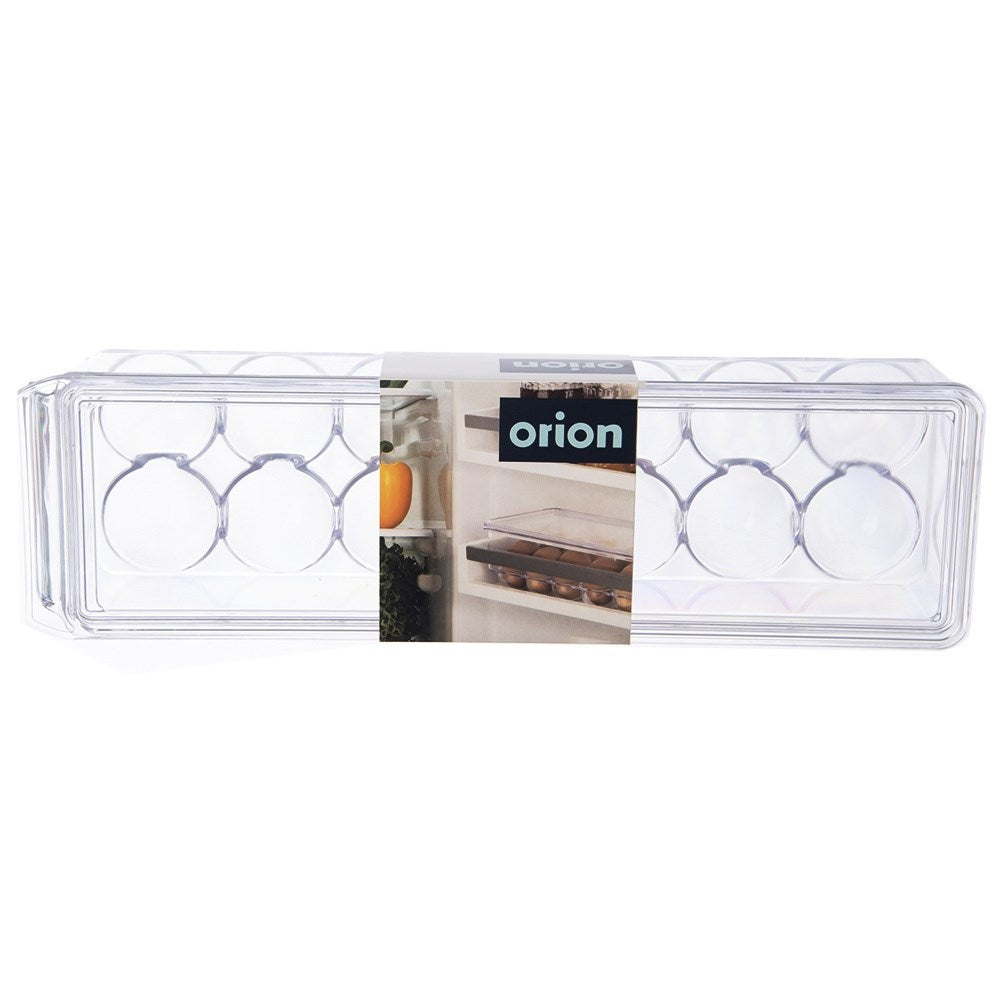 Egg container with lid for 14 eggs