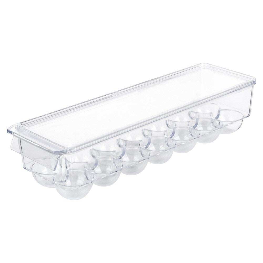 Egg container with lid for 14 eggs
