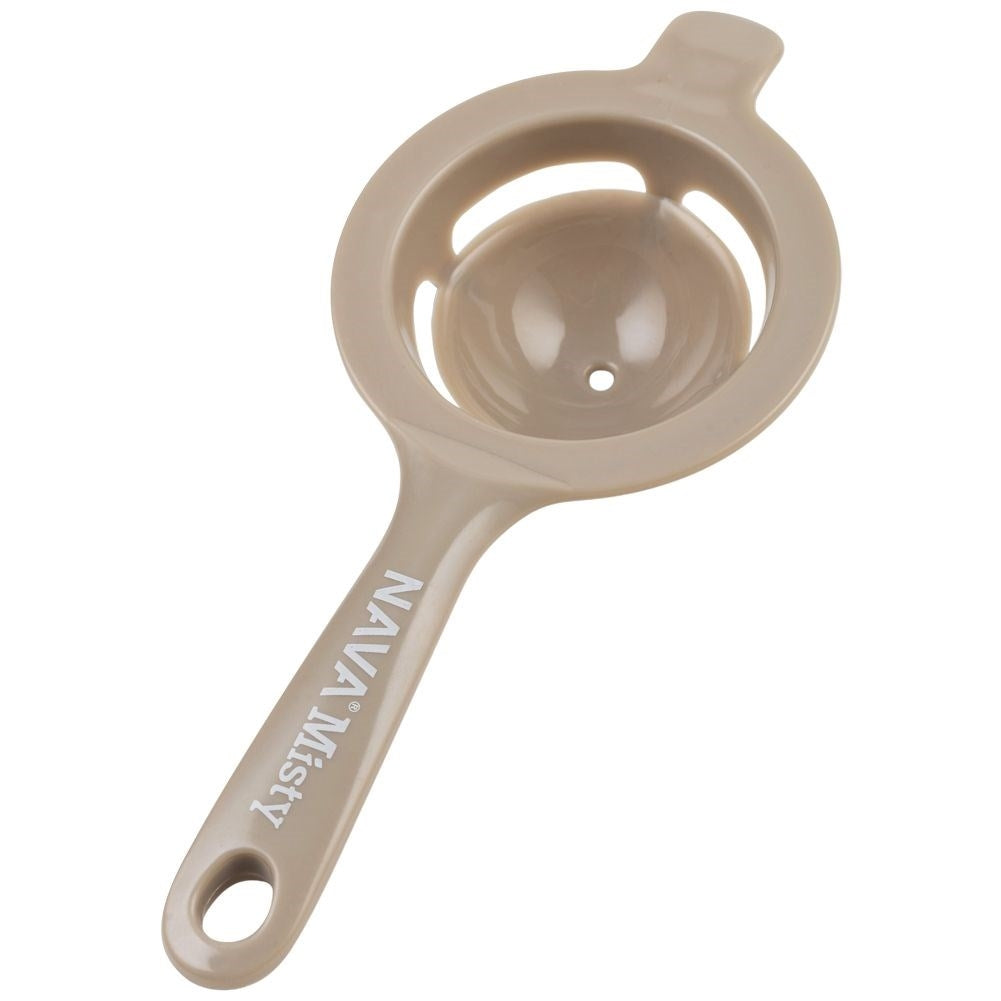 Egg separator for quick and easy egg white-egg yolk separation