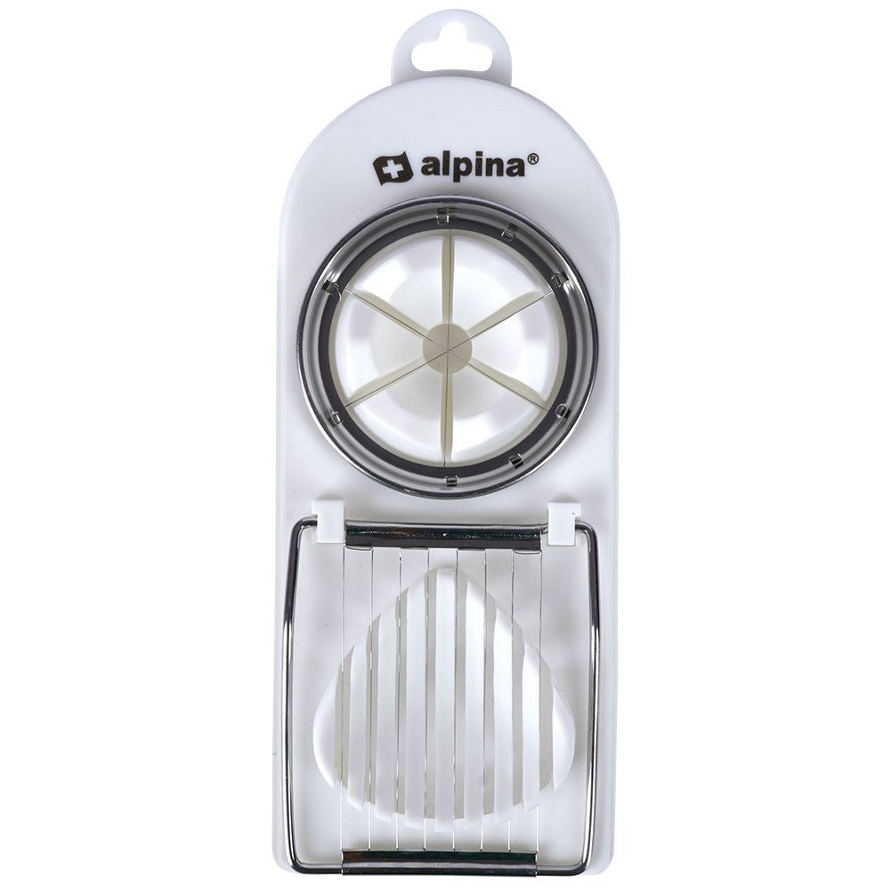 Egg slicer and egg divider 2-in-1: Robust, dishwasher safe