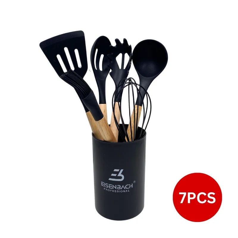 Eisenbach A0022A: 7-Piece Kitchen Utensils Set - Wood