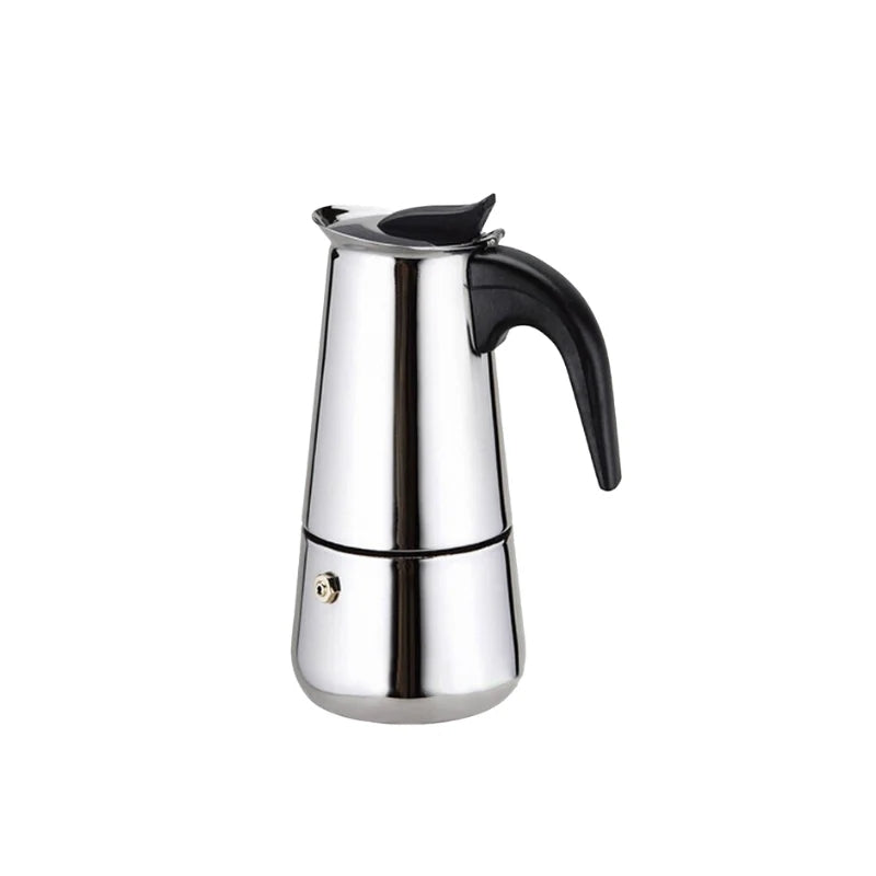 Eisenbach EB-400CM: S/S Cafetiere Expresso Coffee Maker- 4 Cups