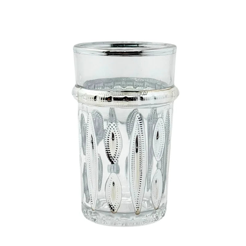 Eisenbach EB-GLS12S: 12-Pieces Tea Glasses with Silver Accent
