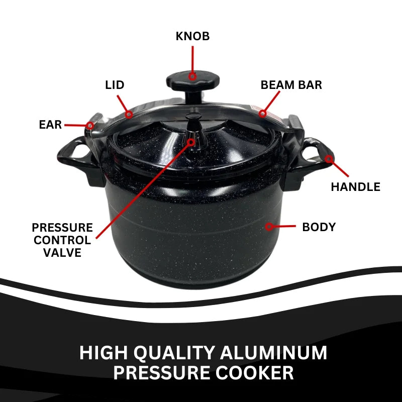 Eisenbach EB-PC2M5:Aluminum Pressure Cooker - 5L