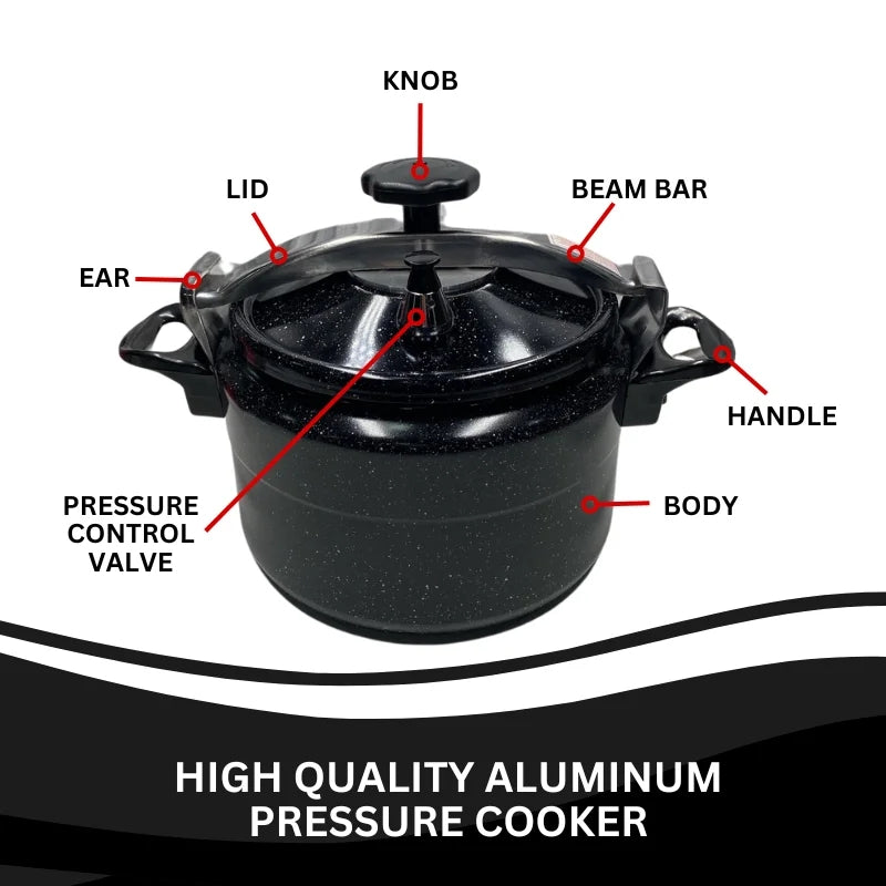 Eisenbach EB-PC2M8:Aluminum Pressure Cooker - 8L