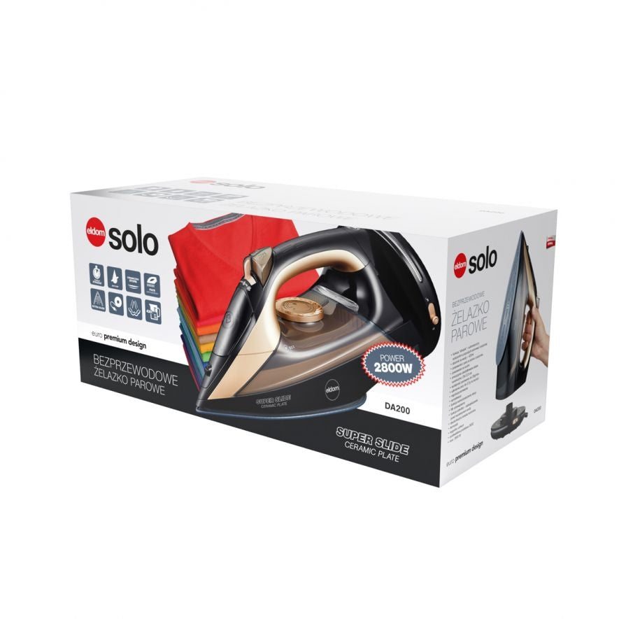 Eldom DA200 solo wireless steam iron