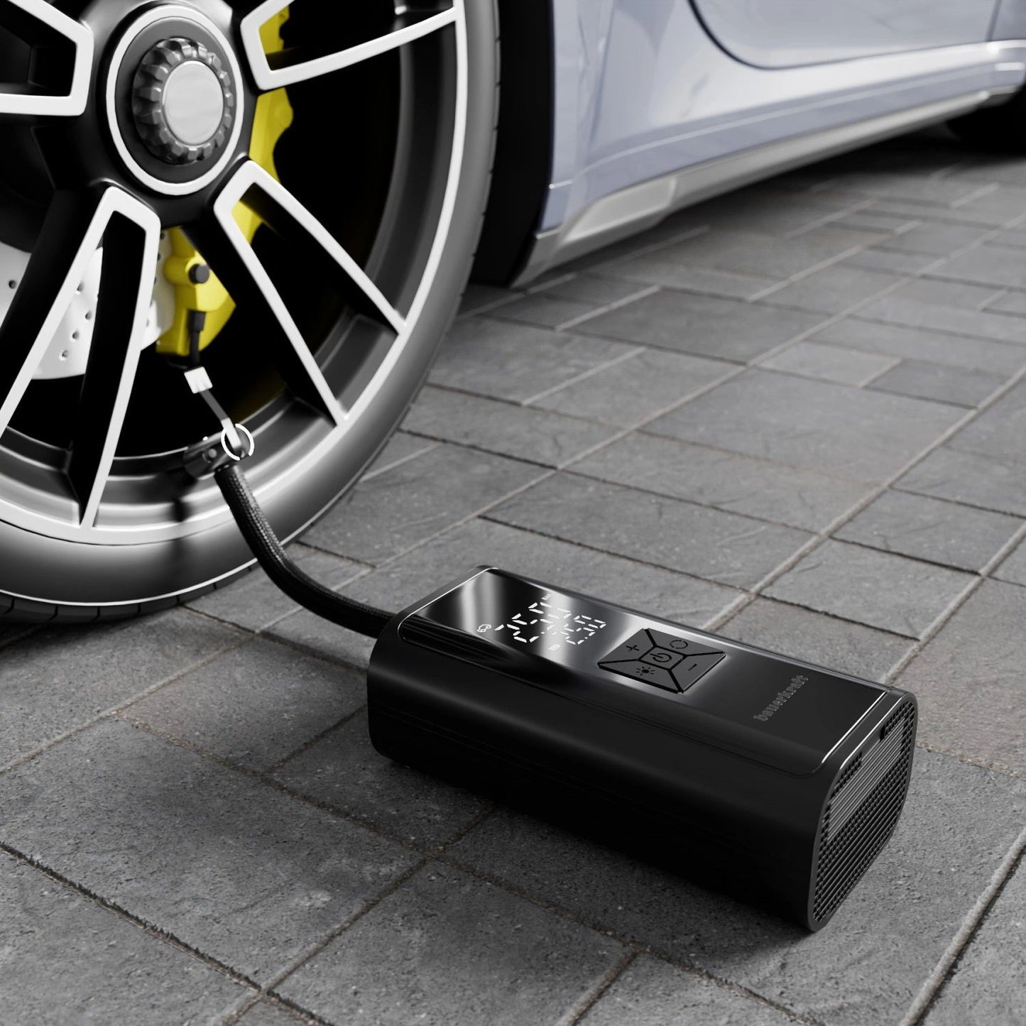 Electric Air Pump Compressor, 150 PSI, 6000mAh Power Bank