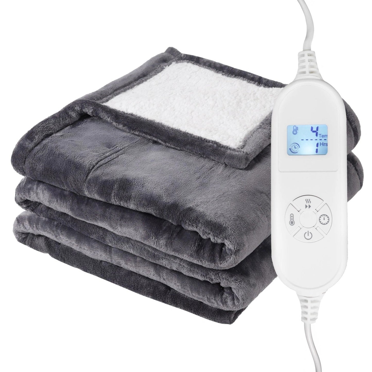 Electric Blanket 120x160 cm, Remote Control, 9 Heat Levels