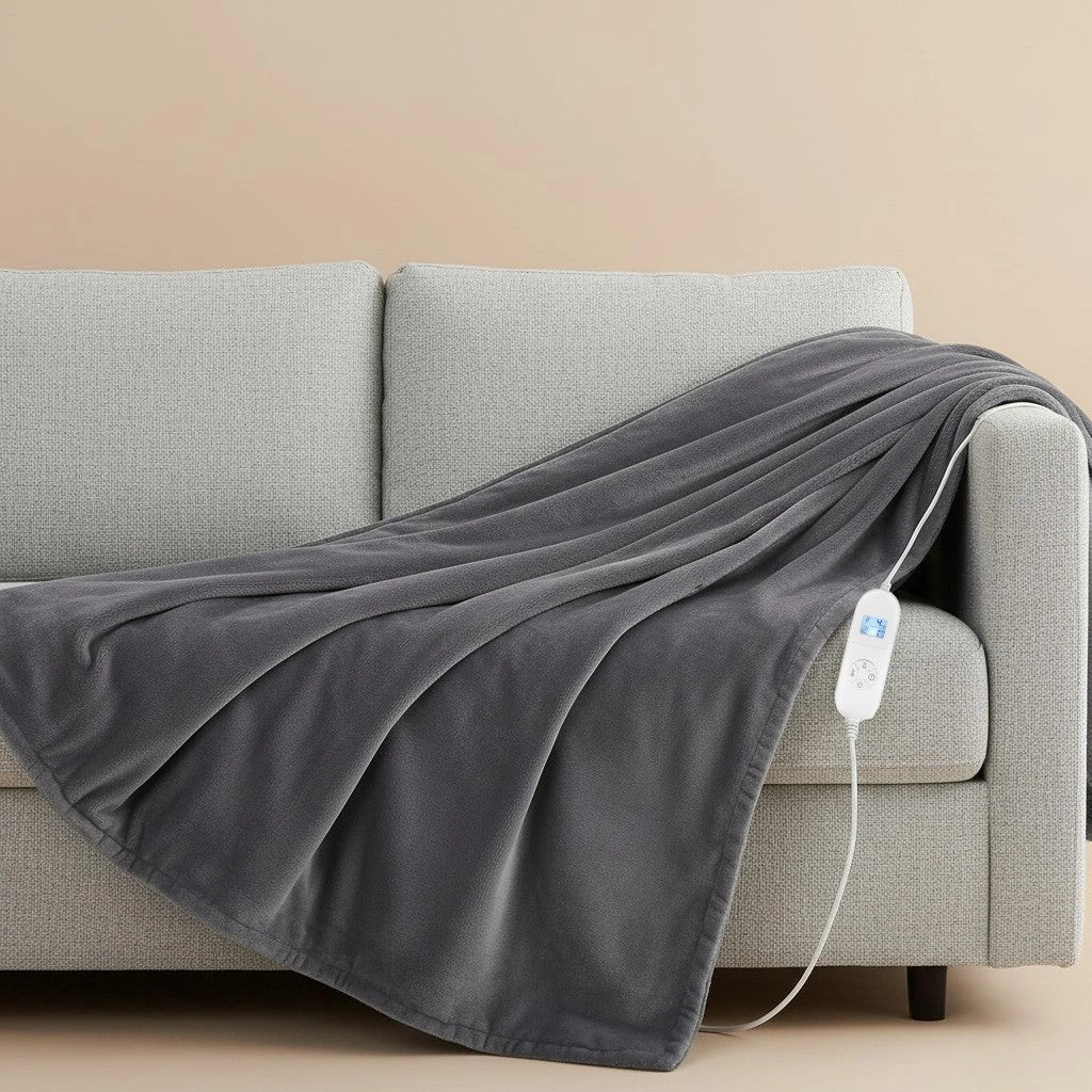 Electric Blanket 160x180 cm, Dual Control, Fast Heating