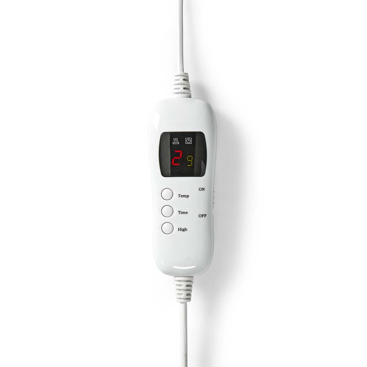 Electric Blanket, Fleece, 9 Heat Settings, 200x180 cm, Washable