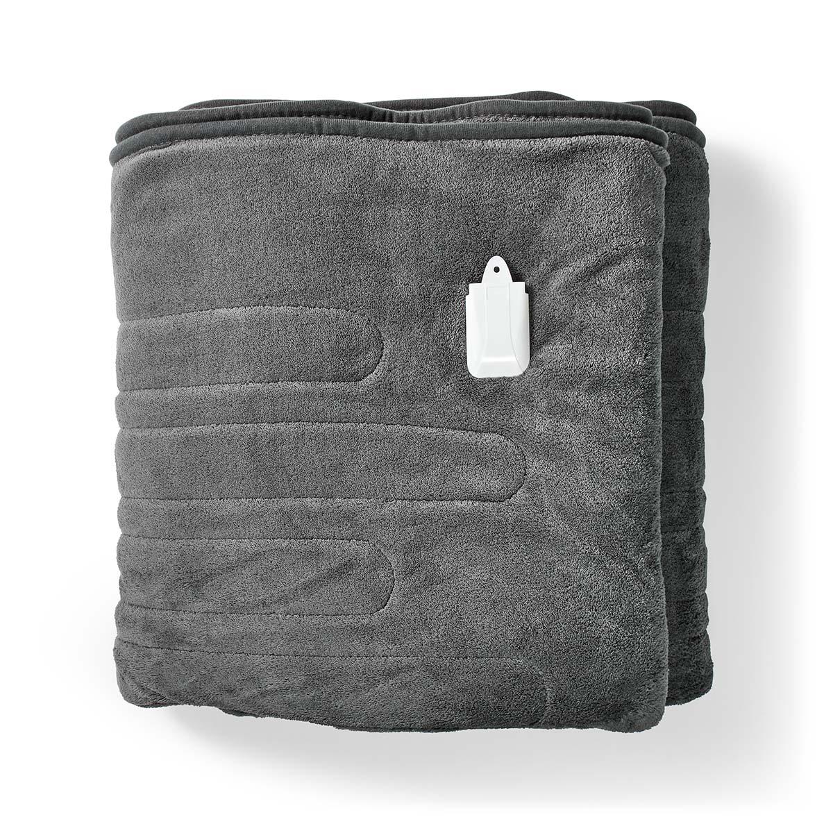 Electric Blanket, Fleece, 9 Heat Settings, 200x180 cm, Washable