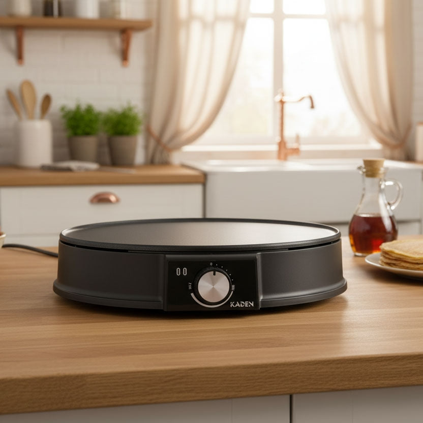 Electric Crepe Maker, Non-Stick, 1200W, 30cm Plate