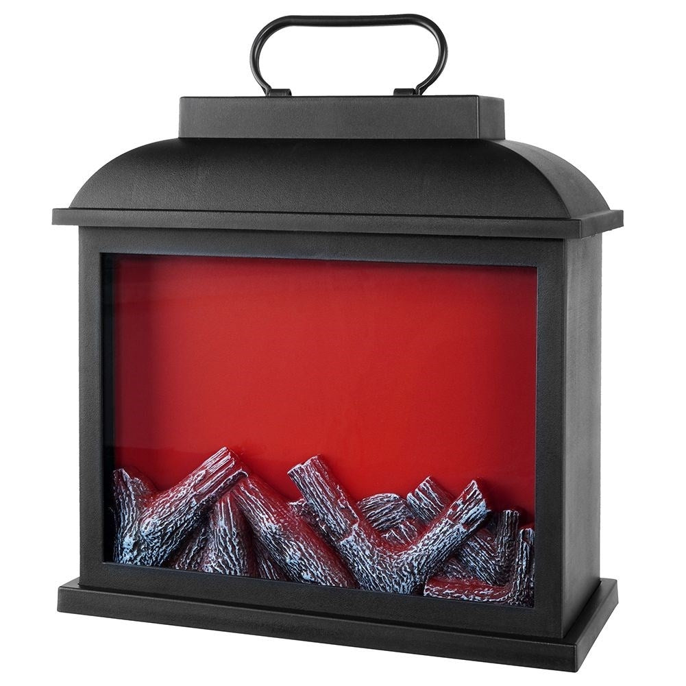 Electric Fireplace with Realistic LED Lights and Flames